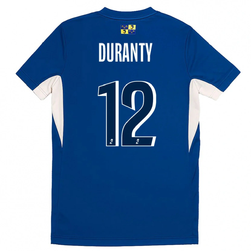 Danxen Heren Audrey Duranty #12 Blauw Marine Thuisshirt Thuistenue 2025/26 T-Shirt België