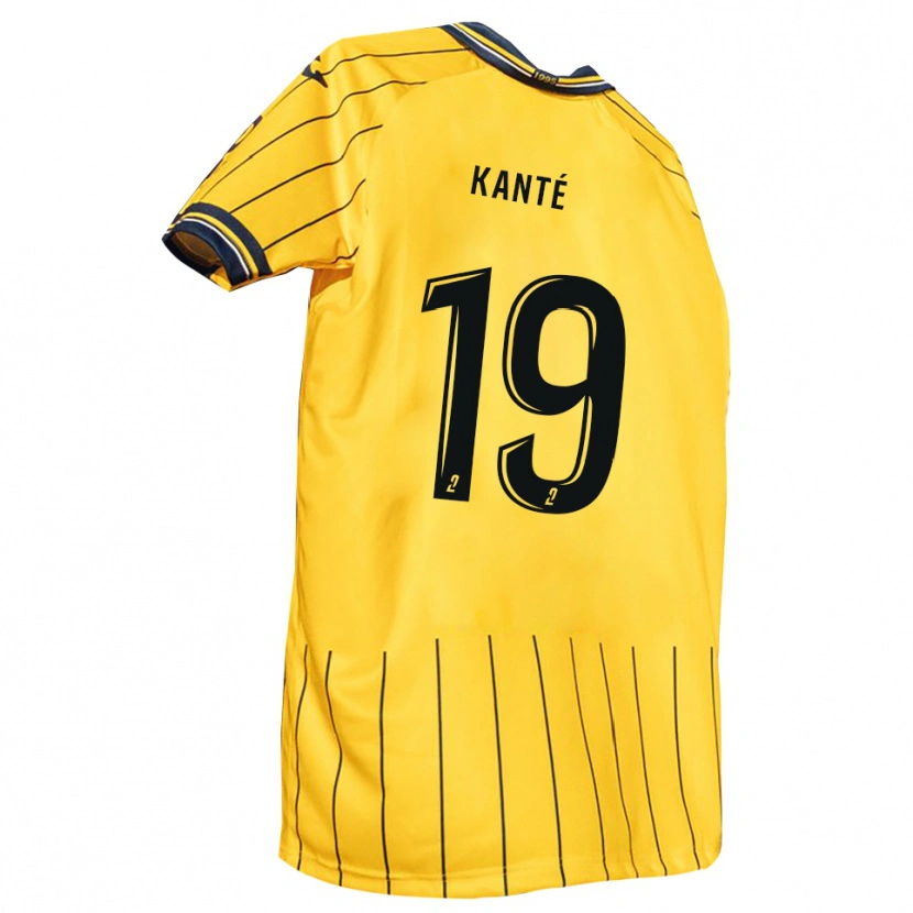 Danxen Heren Ousmane Kanté #19 Geel Marine Thuisshirt Thuistenue 2025/26 T-Shirt België
