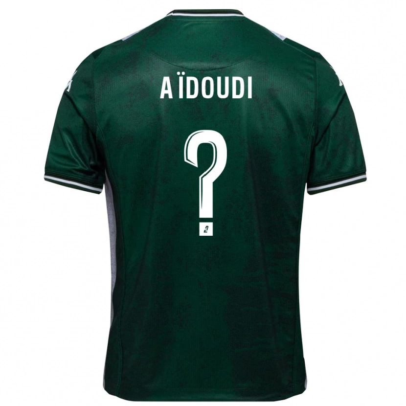 Danxen Heren Karim Aïdoudi #0 Groen Wit Thuisshirt Thuistenue 2025/26 T-Shirt België