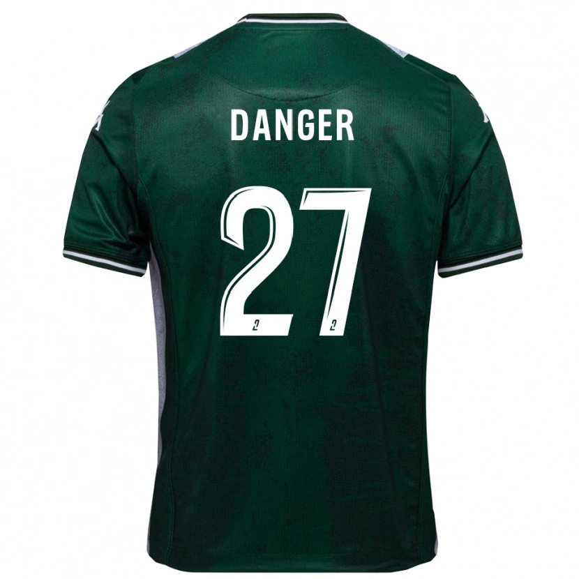 Danxen Heren Bradley Danger #27 Groen Wit Thuisshirt Thuistenue 2025/26 T-Shirt België