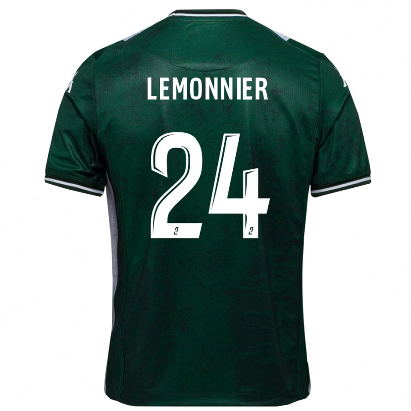 Danxen Heren Pierre Lemonnier #24 Groen Wit Thuisshirt Thuistenue 2025/26 T-Shirt België