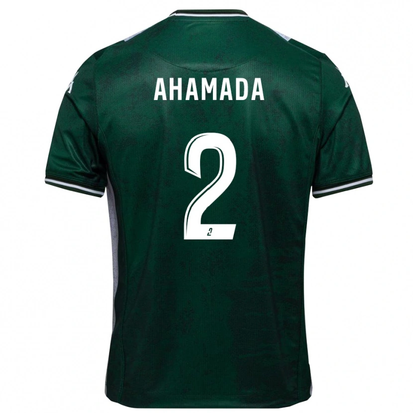 Danxen Heren Mohafidh Ahamada #2 Groen Wit Thuisshirt Thuistenue 2025/26 T-Shirt België