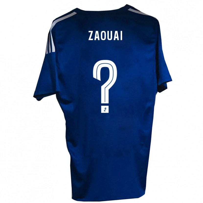 Danxen Heren Alexandre Zaouai #0 Blauw Wit Thuisshirt Thuistenue 2025/26 T-Shirt België