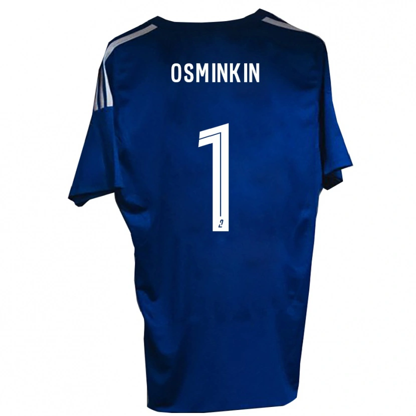 Danxen Heren Vitaliy Osminkin #1 Blauw Wit Thuisshirt Thuistenue 2025/26 T-Shirt België