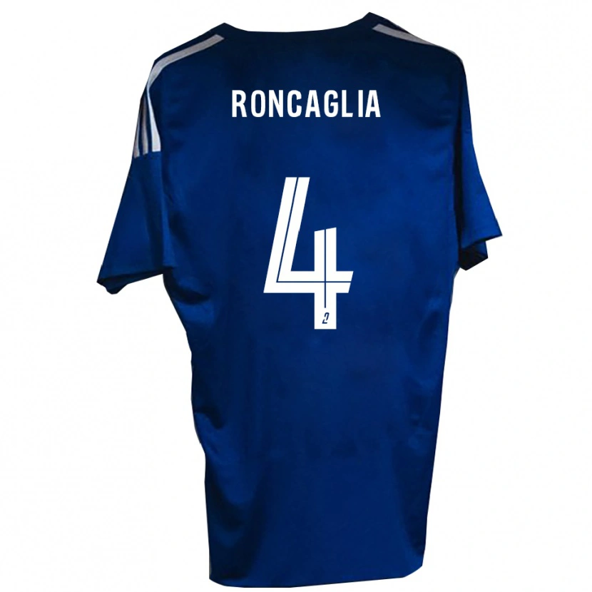 Danxen Heren Anthony Roncaglia #4 Blauw Wit Thuisshirt Thuistenue 2025/26 T-Shirt België