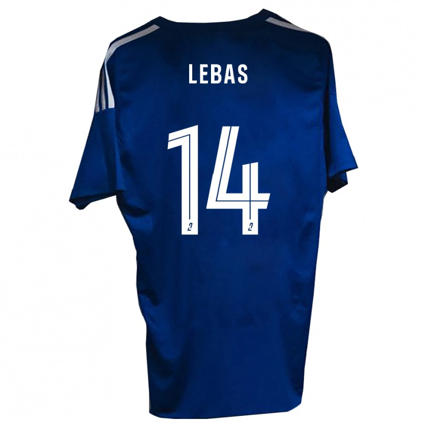 Danxen Heren Victor Lebas #14 Blauw Wit Thuisshirt Thuistenue 2025/26 T-Shirt België