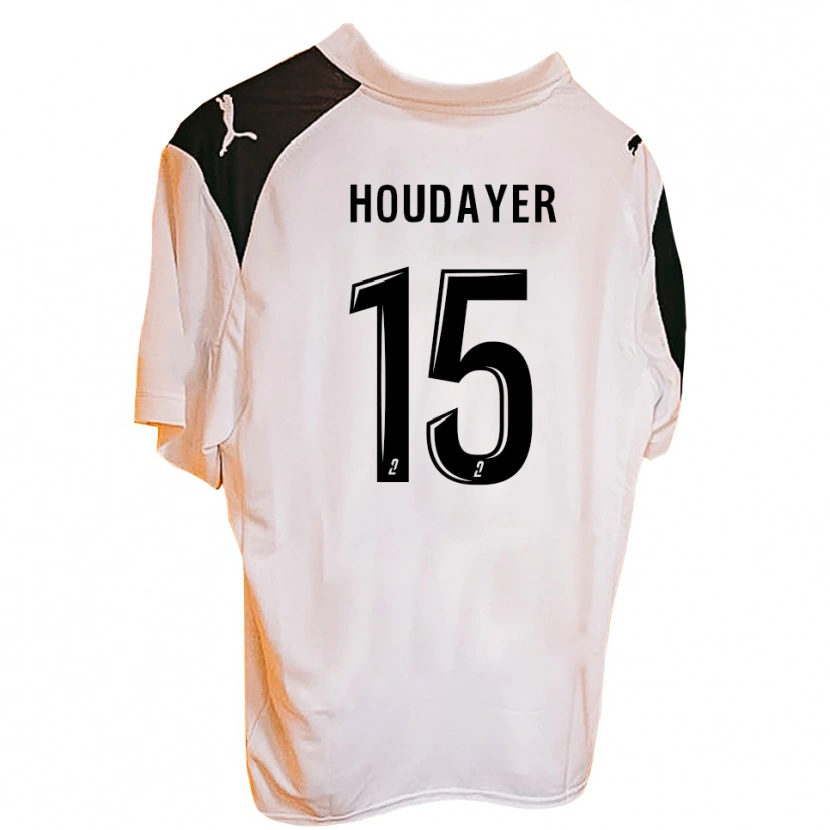 Danxen Heren Mathys Houdayer #15 Oranje Zwart Thuisshirt Thuistenue 2025/26 T-Shirt België