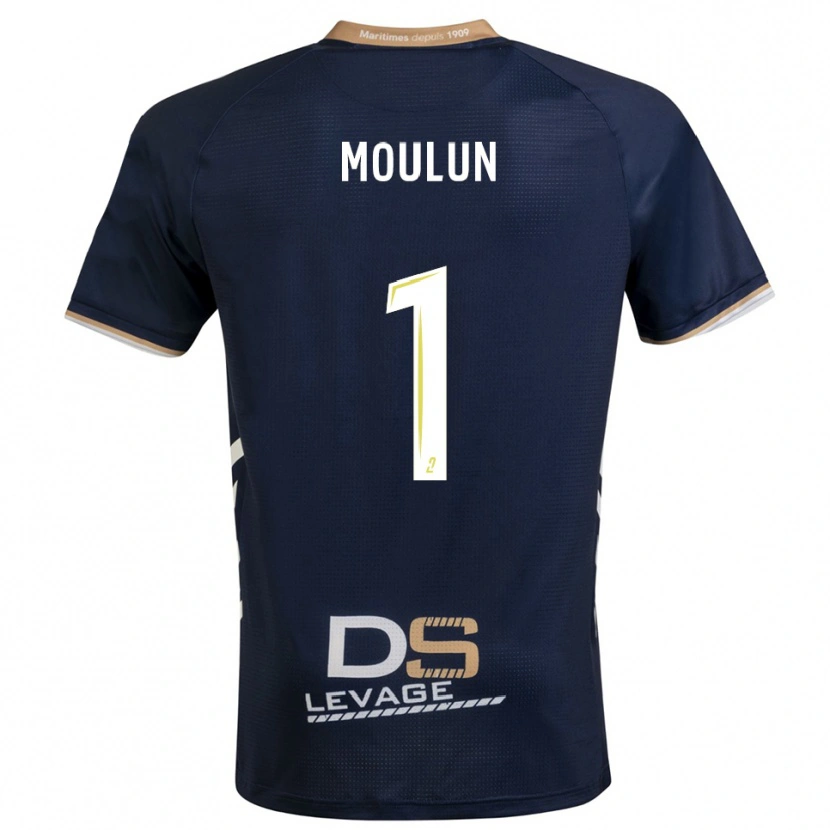 Danxen Heren Clément Moulun #1 Marine Goud Thuisshirt Thuistenue 2025/26 T-Shirt België