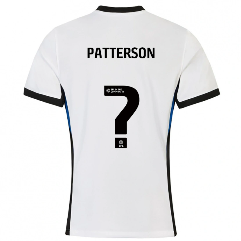 Danxen Heren Rico Patterson #0 Wit Blauw Uitshirt Uittenue 2025/26 T-Shirt België