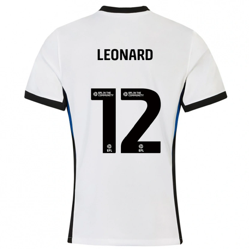 Danxen Heren Marc Leonard #12 Wit Blauw Uitshirt Uittenue 2025/26 T-Shirt België