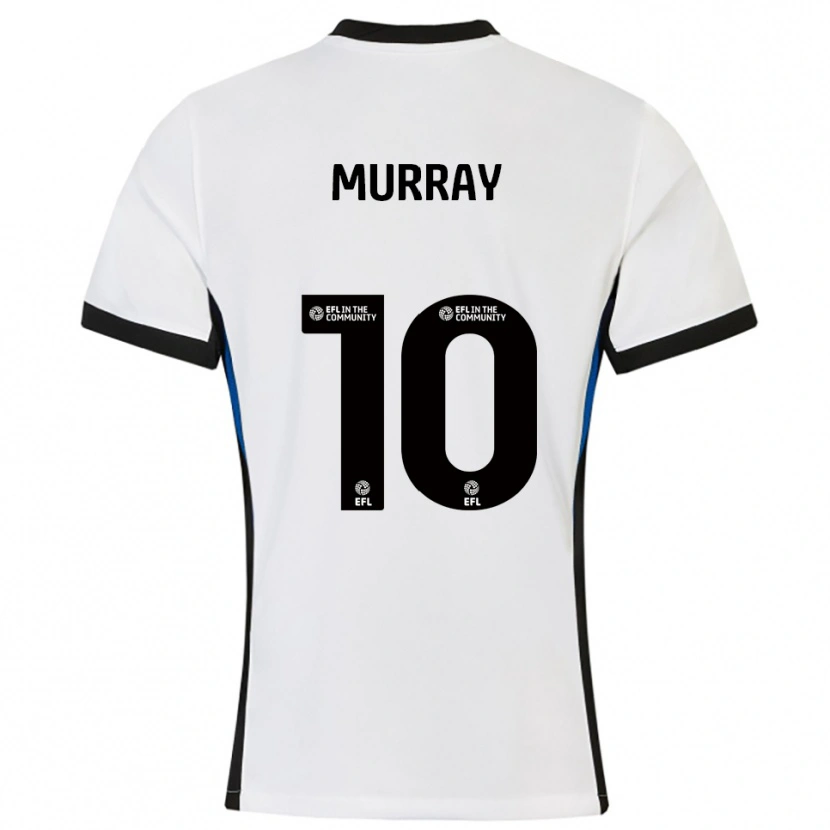 Danxen Heren Christie Murray #10 Wit Blauw Uitshirt Uittenue 2025/26 T-Shirt België