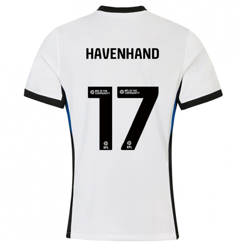 Danxen Heren Kurtis Havenhand #17 Wit Blauw Uitshirt Uittenue 2025/26 T-Shirt België