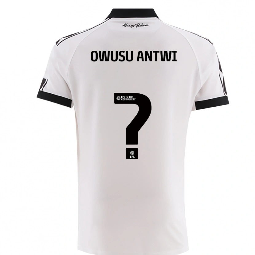 Danxen Heren Filbert Owusu-Antwi #0 Wit Zwart Uitshirt Uittenue 2025/26 T-Shirt België