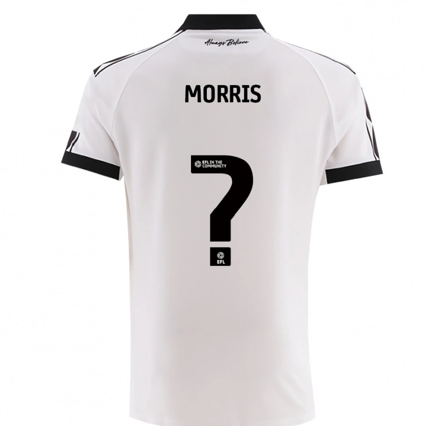 Danxen Heren Matt Morris #0 Wit Zwart Uitshirt Uittenue 2025/26 T-Shirt België