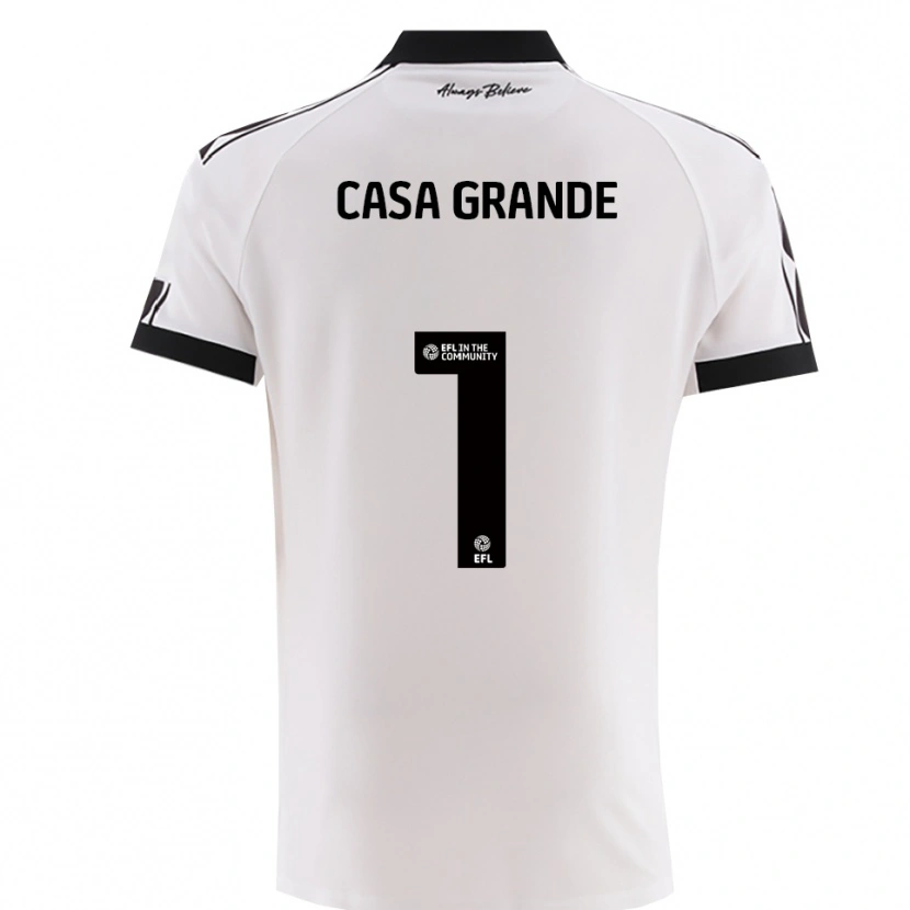 Danxen Heren Josey Casa-Grande #1 Wit Zwart Uitshirt Uittenue 2025/26 T-Shirt België