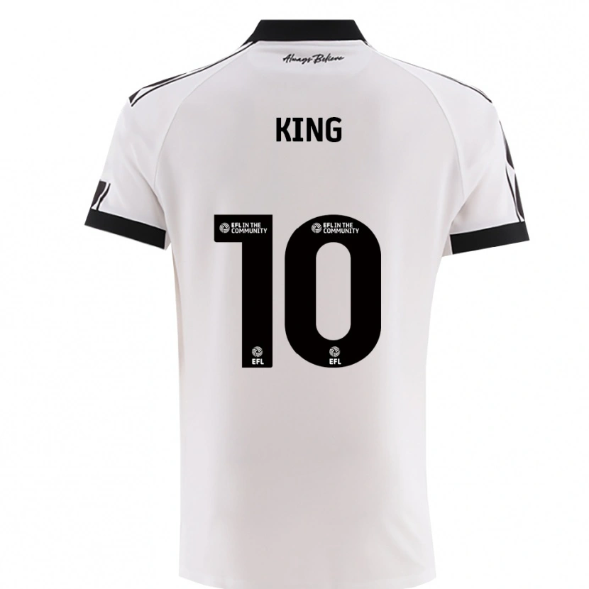 Danxen Heren Andy King #10 Wit Zwart Uitshirt Uittenue 2025/26 T-Shirt België