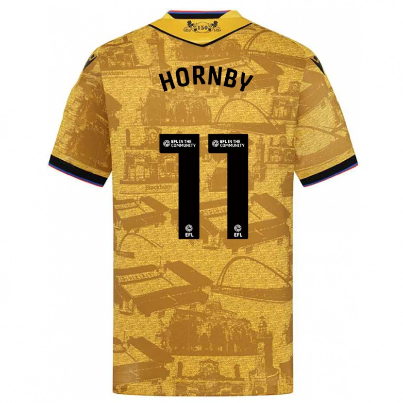 Danxen Heren Megan Hornby #11 Goud Zwart Uitshirt Uittenue 2025/26 T-Shirt België
