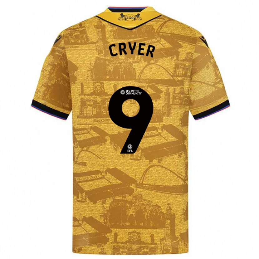 Danxen Heren Tom Cryer #9 Goud Zwart Uitshirt Uittenue 2025/26 T-Shirt België
