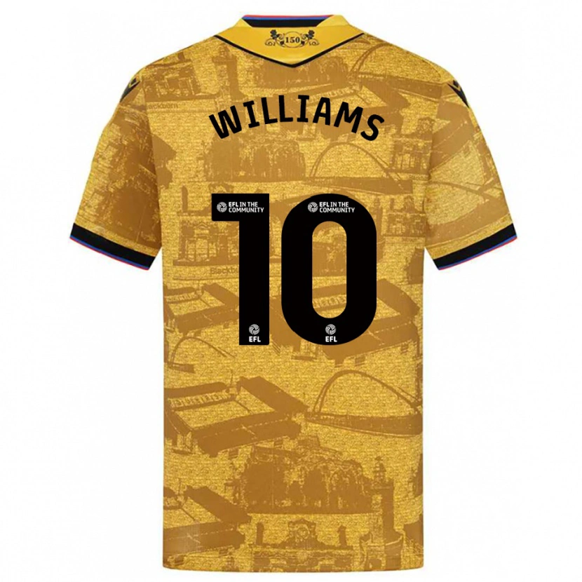 Danxen Heren Chloe Williams #10 Goud Zwart Uitshirt Uittenue 2025/26 T-Shirt België