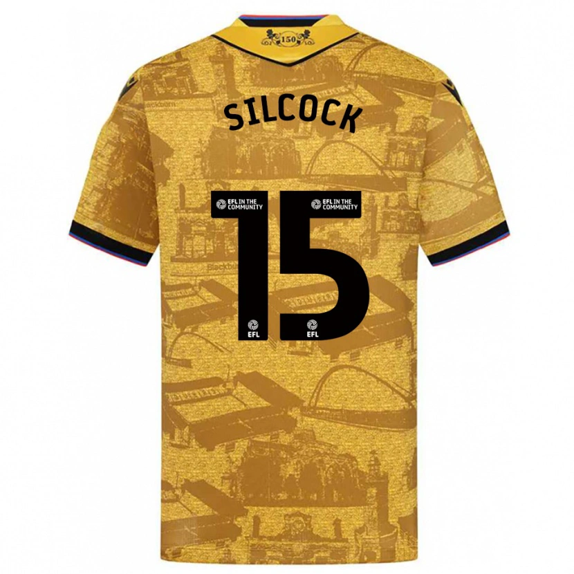 Danxen Heren Hannah Silcock #15 Goud Zwart Uitshirt Uittenue 2025/26 T-Shirt België