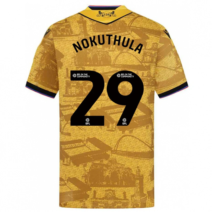 Danxen Heren Faith Nokuthula #29 Goud Zwart Uitshirt Uittenue 2025/26 T-Shirt België