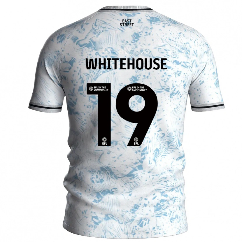 Danxen Heren Sophie Whitehouse #19 Wit Hemelsblauw Uitshirt Uittenue 2025/26 T-Shirt België