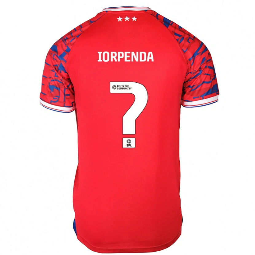 Danxen Heren George Iorpenda #0 Rood Blauw Uitshirt Uittenue 2025/26 T-Shirt België