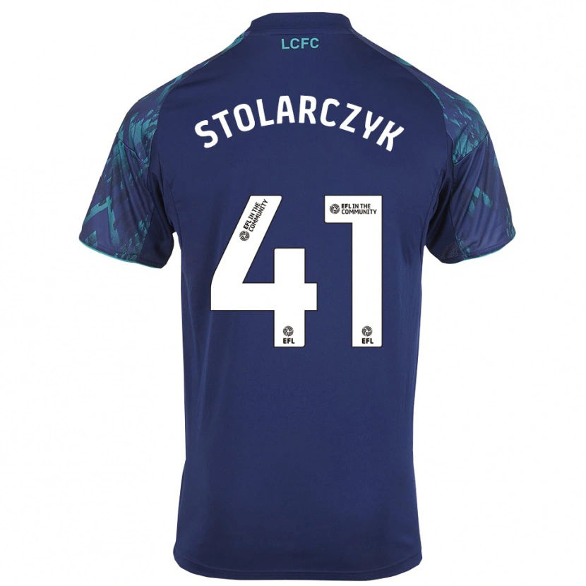 Danxen Heren Jakub Stolarczyk #41 Marine Groen Wit Uitshirt Uittenue 2025/26 T-Shirt België