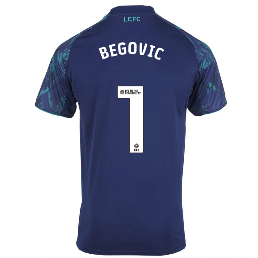 Danxen Heren Asmir Begovic #1 Marine Groen Wit Uitshirt Uittenue 2025/26 T-Shirt België