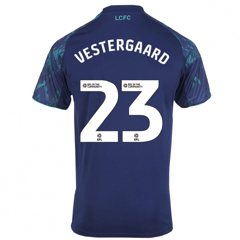 Danxen Heren Jannik Vestergaard #23 Marine Groen Wit Uitshirt Uittenue 2025/26 T-Shirt België