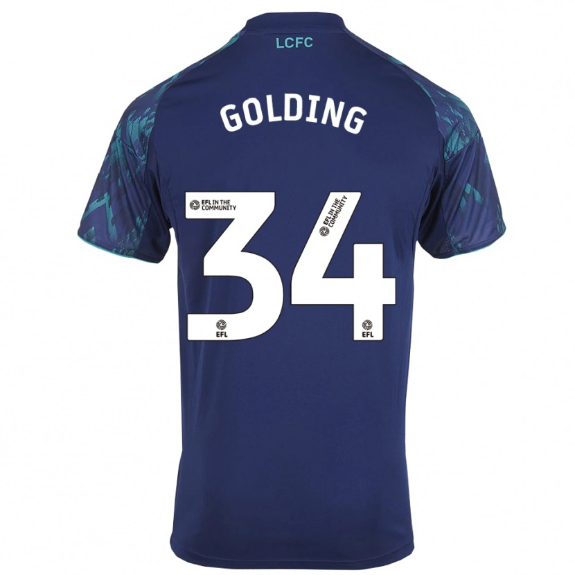 Danxen Heren Michael Golding #34 Marine Groen Wit Uitshirt Uittenue 2025/26 T-Shirt België