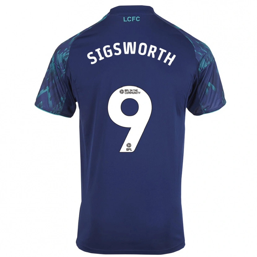 Danxen Heren Jessica Sigsworth #9 Marine Groen Wit Uitshirt Uittenue 2025/26 T-Shirt België