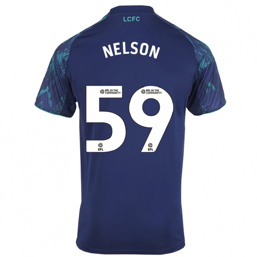 Danxen Heren Ronny Nelson #59 Marine Groen Wit Uitshirt Uittenue 2025/26 T-Shirt België