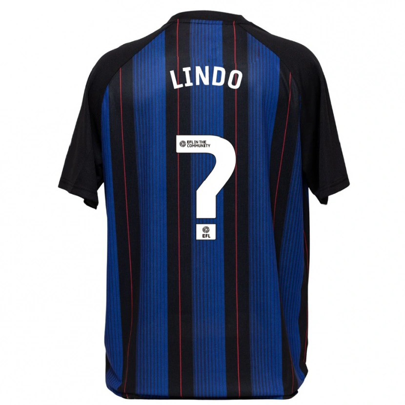 Danxen Heren Afonso Lindo #0 Blauw Zwart Uitshirt Uittenue 2025/26 T-Shirt België