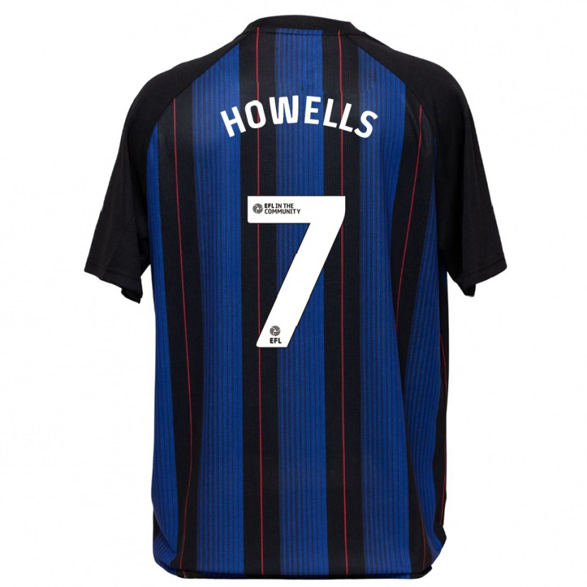 Danxen Heren Max Howells #7 Blauw Zwart Uitshirt Uittenue 2025/26 T-Shirt België