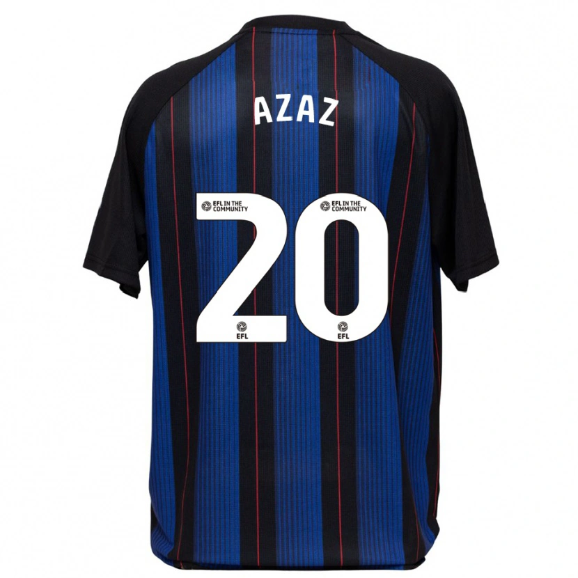 Danxen Heren Finn Azaz #20 Blauw Zwart Uitshirt Uittenue 2025/26 T-Shirt België