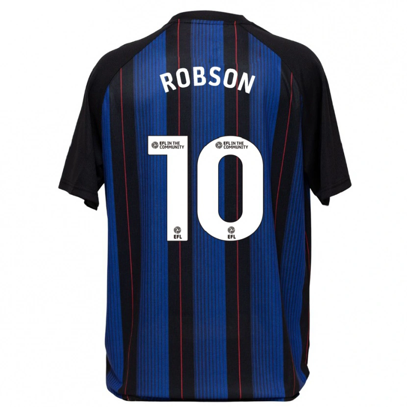 Danxen Heren Lauren Robson #10 Blauw Zwart Uitshirt Uittenue 2025/26 T-Shirt België