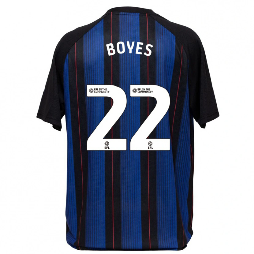 Danxen Heren Grace Boyes #22 Blauw Zwart Uitshirt Uittenue 2025/26 T-Shirt België