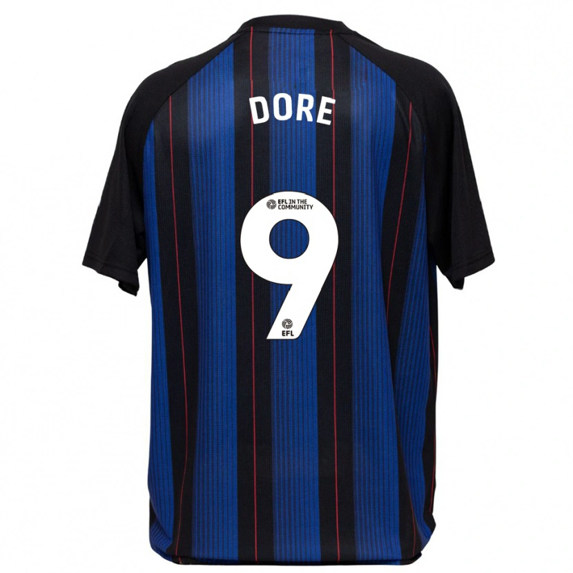 Danxen Heren Addis Dore #9 Blauw Zwart Uitshirt Uittenue 2025/26 T-Shirt België