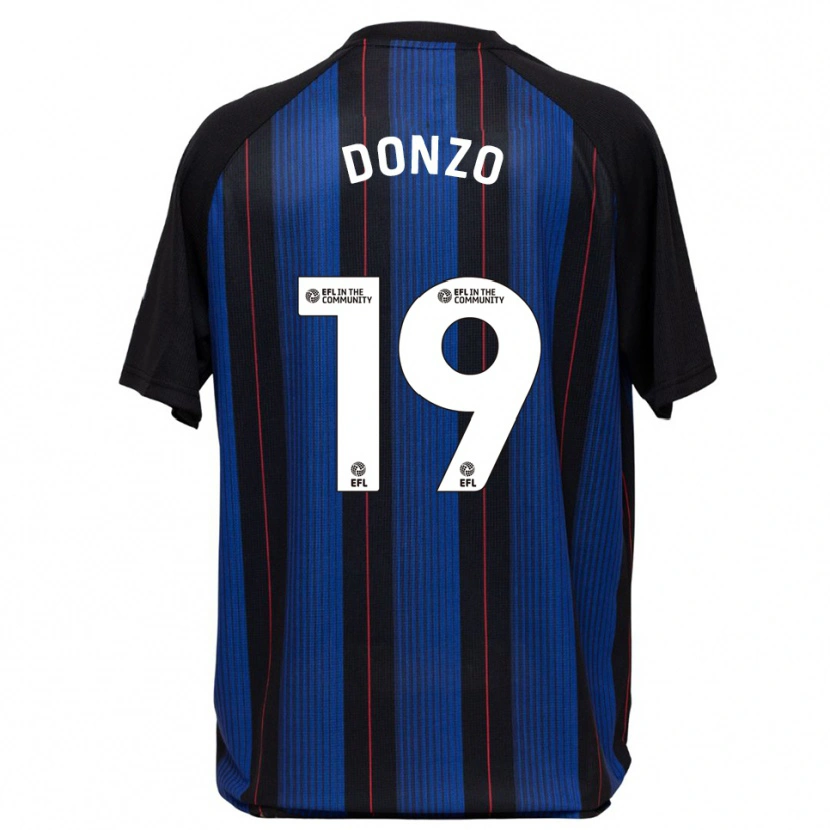 Danxen Heren Jolie Donzo #19 Blauw Zwart Uitshirt Uittenue 2025/26 T-Shirt België