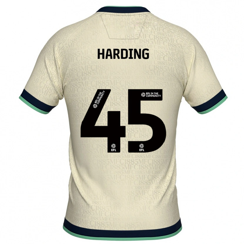 Danxen Heren Wes Harding #45 Champagne Marine Uitshirt Uittenue 2025/26 T-Shirt België