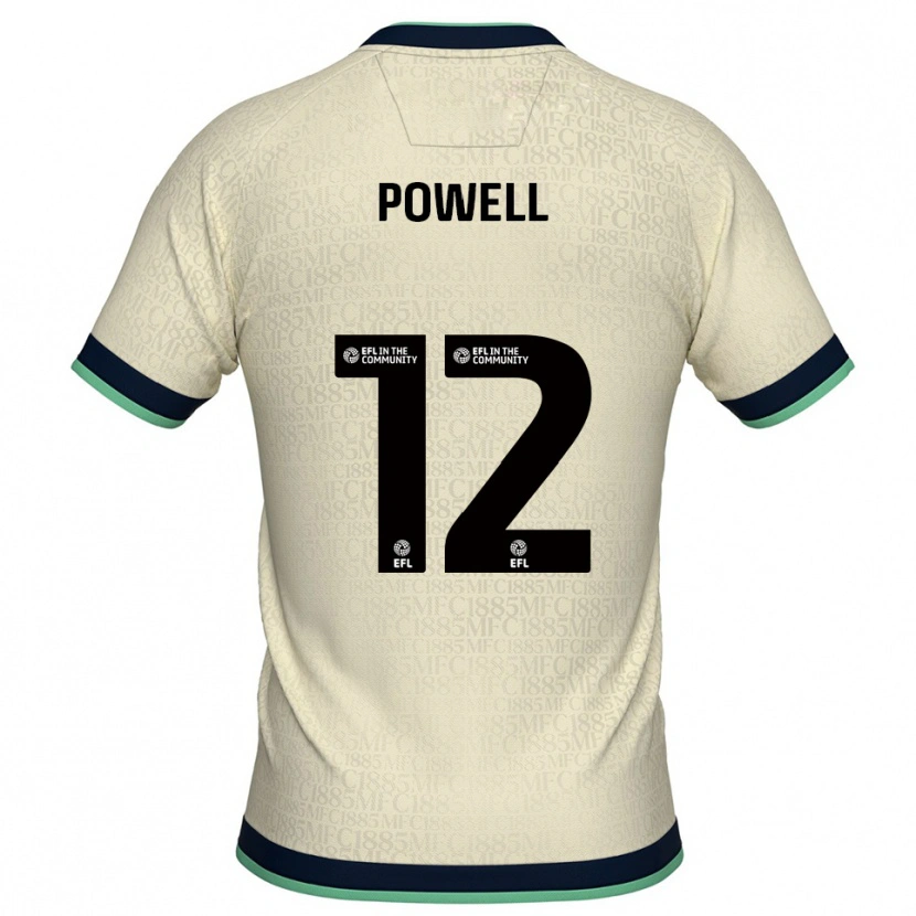 Danxen Heren Beth Powell #12 Champagne Marine Uitshirt Uittenue 2025/26 T-Shirt België