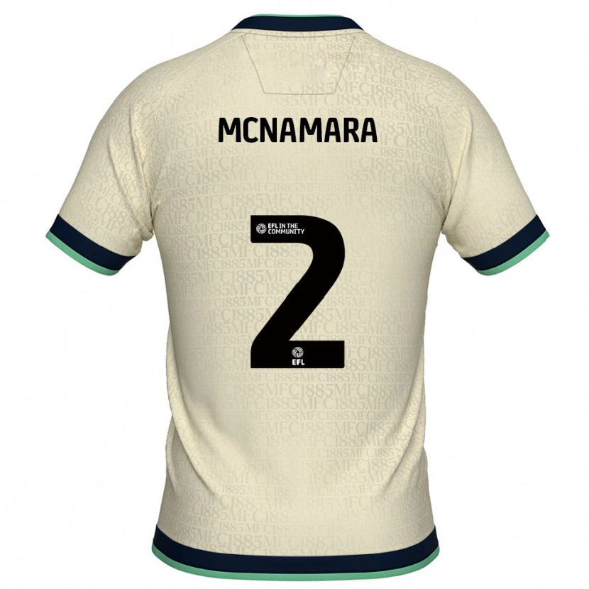 Danxen Heren Danny Mcnamara #2 Champagne Marine Uitshirt Uittenue 2025/26 T-Shirt België