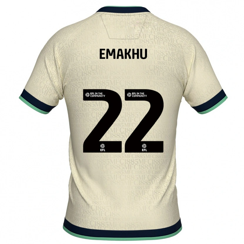 Danxen Heren Aidomo Emakhu #22 Champagne Marine Uitshirt Uittenue 2025/26 T-Shirt België