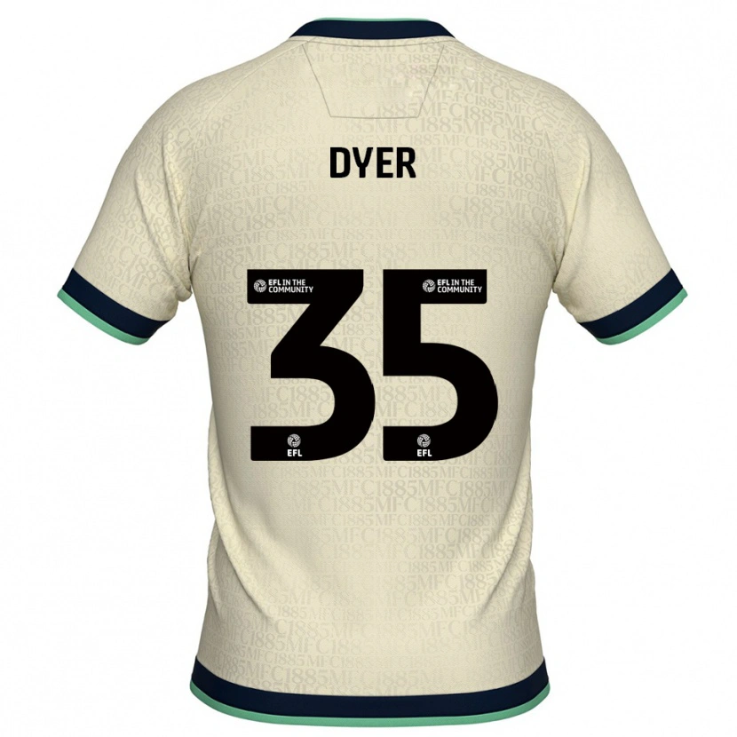 Danxen Heren Jet Dyer #35 Champagne Marine Uitshirt Uittenue 2025/26 T-Shirt België
