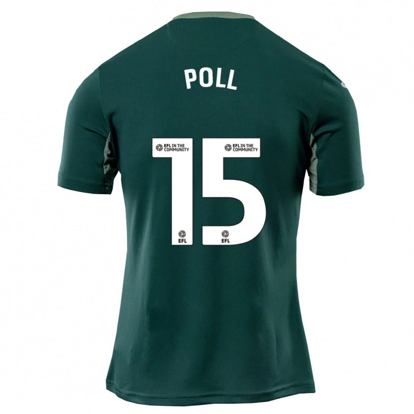 Danxen Heren Lucas Poll #15 Groen Wit Paars Uitshirt Uittenue 2025/26 T-Shirt België