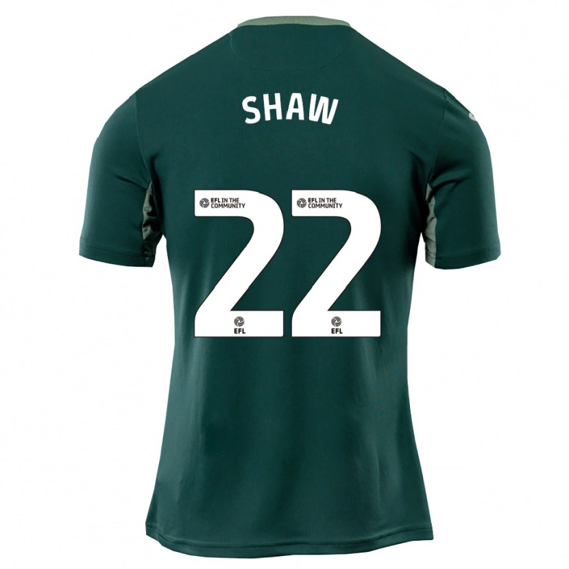Danxen Heren Shannon Shaw #22 Groen Wit Paars Uitshirt Uittenue 2025/26 T-Shirt België