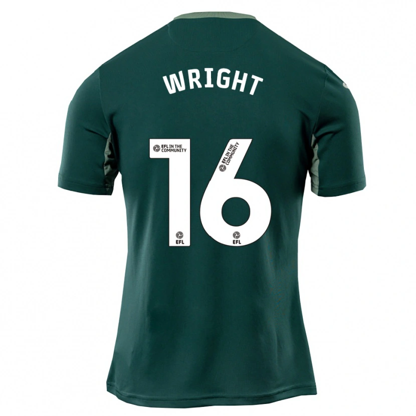 Danxen Heren Jacob Wright #16 Groen Wit Paars Uitshirt Uittenue 2025/26 T-Shirt België