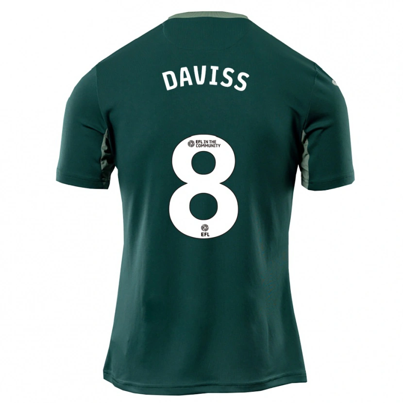 Danxen Heren Millie Daviss #8 Groen Wit Paars Uitshirt Uittenue 2025/26 T-Shirt België