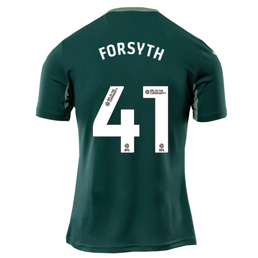 Danxen Heren Gabe Forsyth #41 Groen Wit Paars Uitshirt Uittenue 2025/26 T-Shirt België